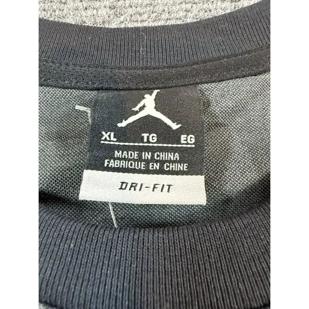Jordan Dri-FIT Shirt Men’s XL Black Gray Camo Long Sleeve Jumpman 706721-010 NWT